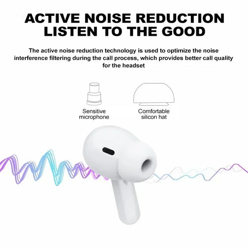 Bluetooth Earphone  Noise Cancelling Bluetooth Touch Control Headphones