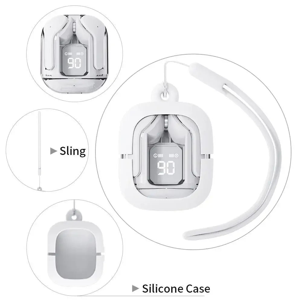 Gaming Earbuds Bluetooth 5.3 Noise Reduction Stereo Wireless Earphone