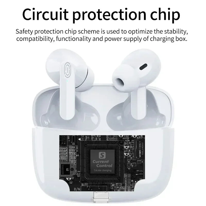 Bluetooth Earphone  Noise Cancelling Bluetooth Touch Control Headphones