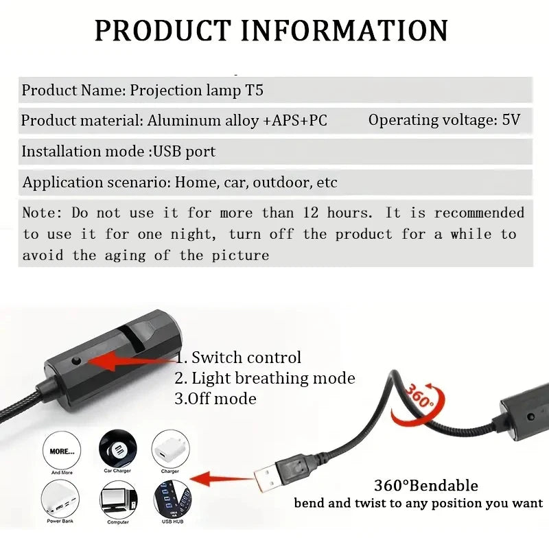 Moon lamp, LED lamp, blue planet
